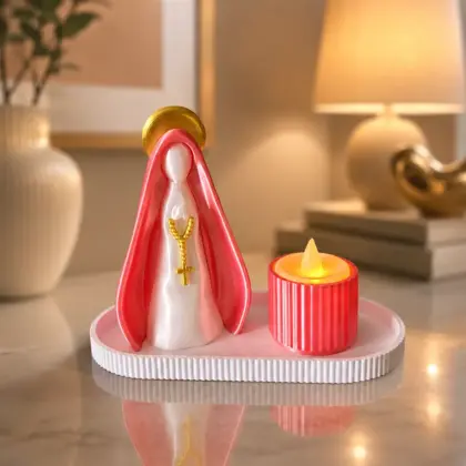 Oratório Nossa Senhora Aparecida (Rosa)